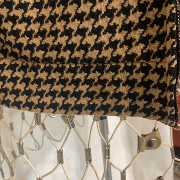 Mexx Blk/camel houndstooth wool jacket SZ 6 - Picture 3 of 8